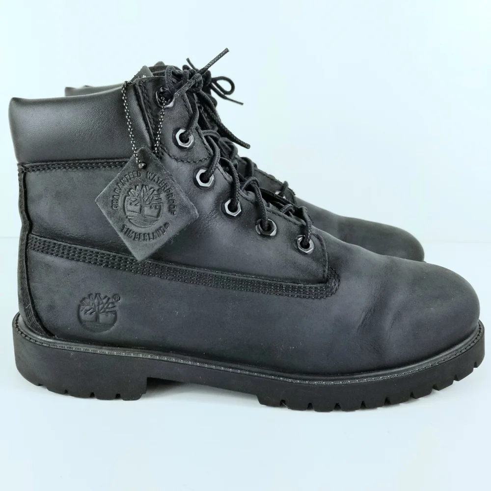 Sz 7 Junior Timberland Premium Waterproof Nubuck Leather Boots
